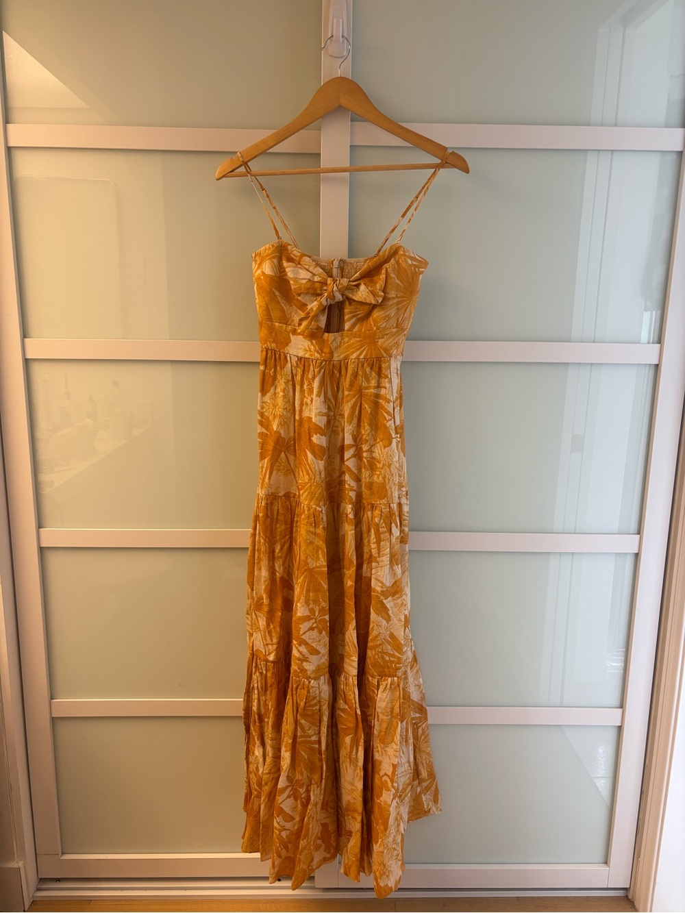 Zimmermann Floral Mae Tie Front Maxi Dress